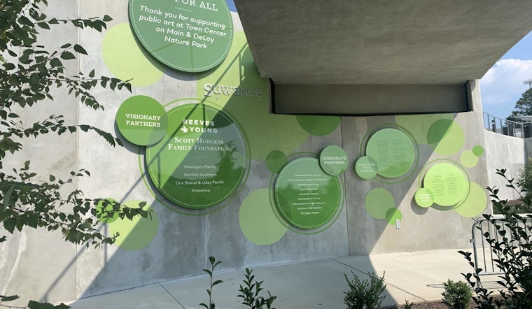 Suwanee Celebrates Cultural Development with New Mural and Donor Recognition Wall at Town Center