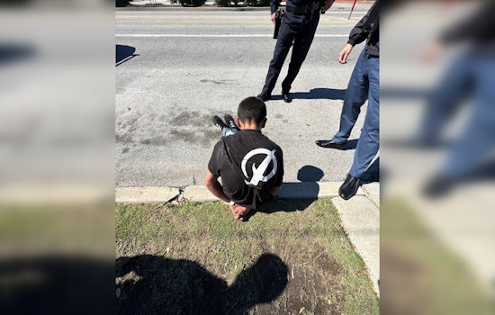 Swift Arrest in San Gabriel Valley: Bellflower Man Captured After Stolen Car Chase and Foot Pursuit