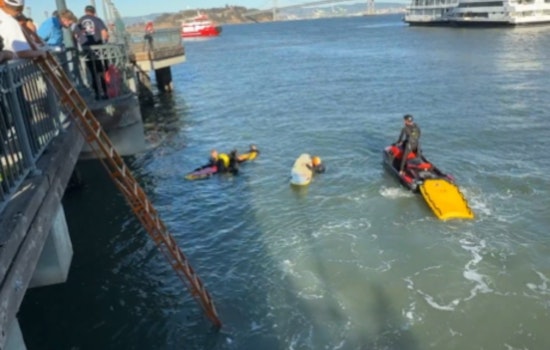 Swift San Francisco Bay Rescue: SFFD Saves Individual from Perilous Waters at Embarcadero