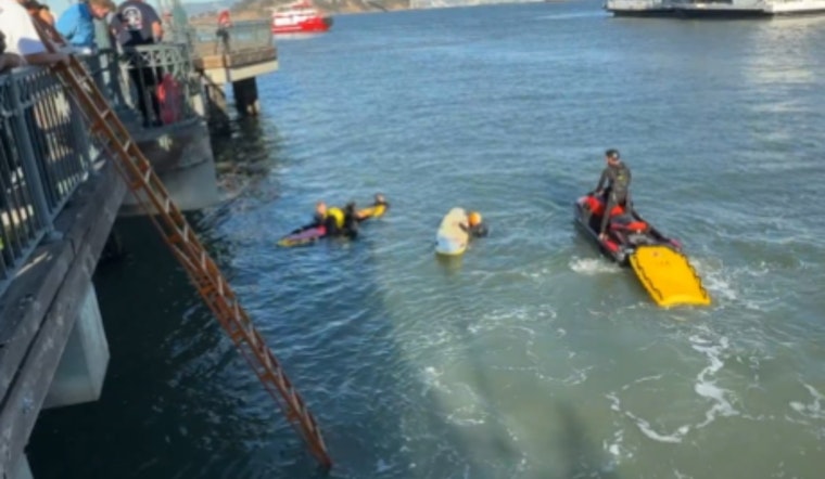 Swift San Francisco Bay Rescue: SFFD Saves Individual from Perilous Waters at Embarcadero