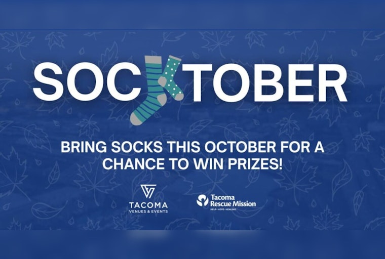 Tacoma Dome Partners with Tacoma Rescue Mission for "Socktober" Community Drive