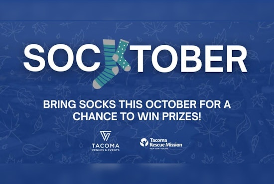 Tacoma Dome Partners with Tacoma Rescue Mission for "Socktober" Community Drive