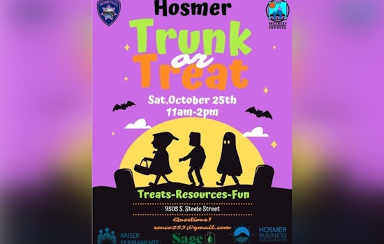 Tacoma Police to Host 3rd Annual Hosmer Trunk or Treat for a Safe and Festive Halloween Experience