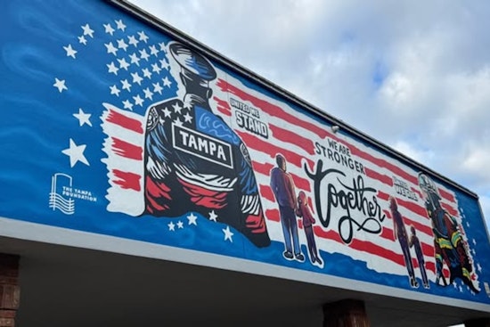 Tampa Honors First Responders with New Mural by Artist Leah Tinsley, Supported by Local Foundations