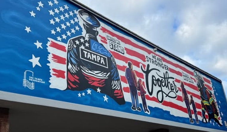 Tampa Honors First Responders with New Mural by Artist Leah Tinsley, Supported by Local Foundations