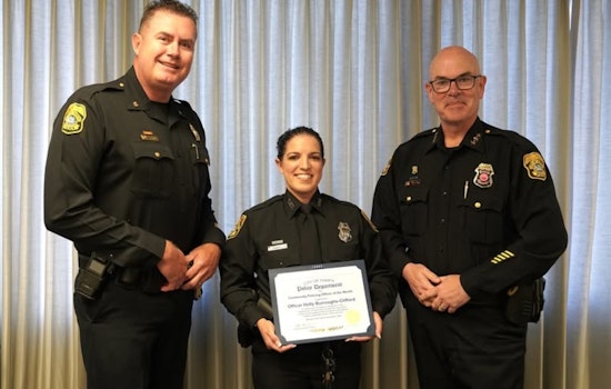 Tampa Officer Holly Burroughs Clifford Honored as Community Policing Officer of the Month for Extraordinary Service