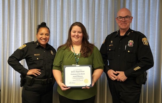 Tampa Police Department Celebrates Ashley Newsom as October's Employee of the Month for Exceptional Contributions