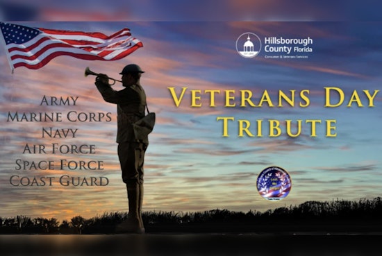 Tampa to Host 61st Annual Veterans Day Tribute at Veterans Memorial Park with Patriotic Ceremonies and Family Activities