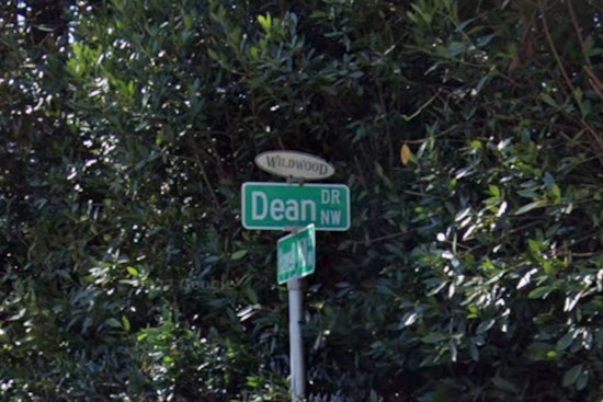 Temporary Road Closure on Dean Drive NW in Atlanta for Tree Removal on October 22