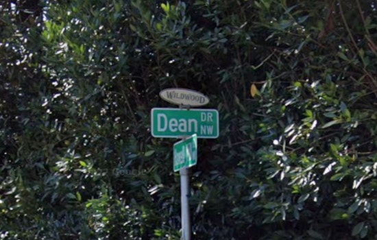 Temporary Road Closure on Dean Drive NW in Atlanta for Tree Removal on October 22