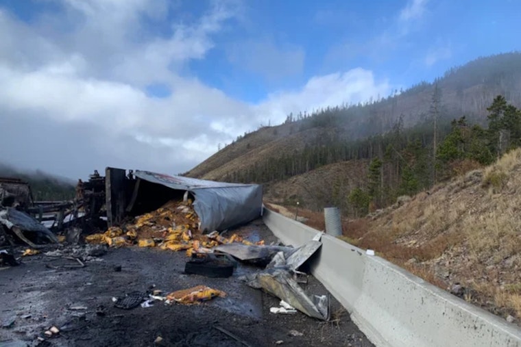 Three Perish in Fiery Semi Collision on I-70 Near Eisenhower Tunnel, Colorado State Patrol Investigates