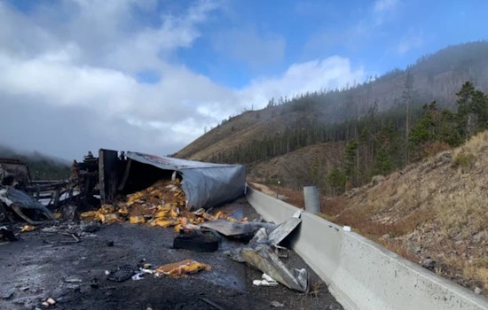 Three Perish in Fiery Semi Collision on I-70 Near Eisenhower Tunnel, Colorado State Patrol Investigates