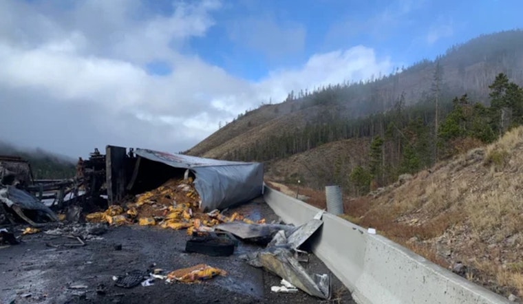 Three Perish in Fiery Semi Collision on I-70 Near Eisenhower Tunnel, Colorado State Patrol Investigates