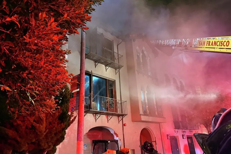 Three San Francisco Firefighters Injured in Marina District Blaze, Two Hospitalized After Falling Inside Burning Buildings