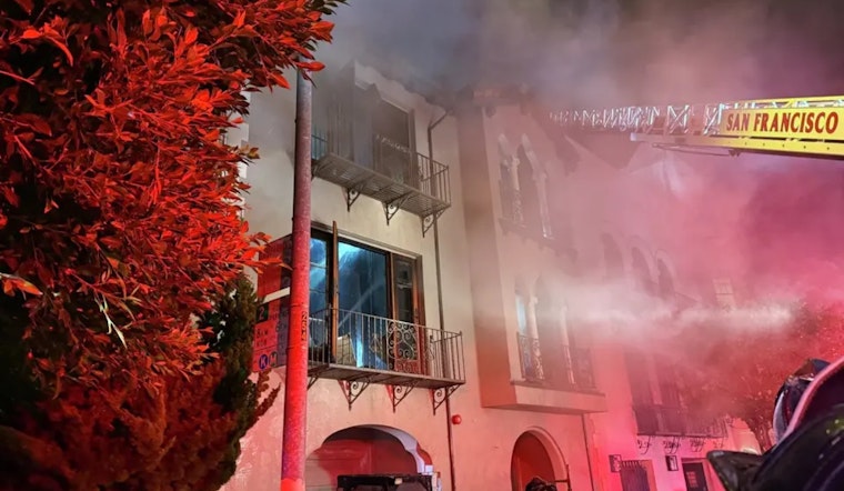 Three San Francisco Firefighters Injured in Marina District Blaze, Two Hospitalized After Falling Inside Burning Buildings