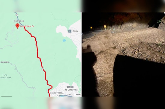Topanga Canyon Boulevard Closed Indefinitely Amid Mudslide Concerns in Southern California