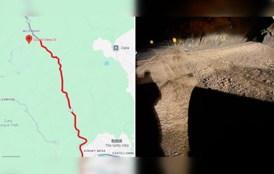 Topanga Canyon Boulevard Closed Indefinitely Amid Mudslide Concerns in Southern California