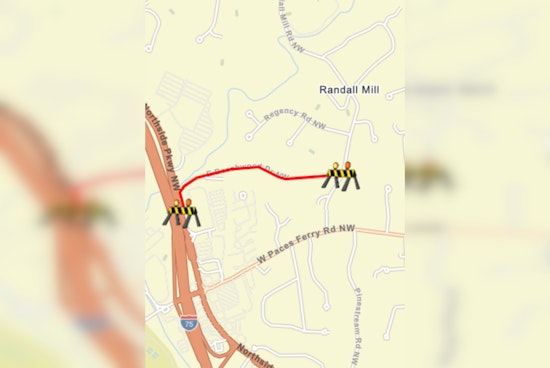 Tree Removal Causes Temporary Closure of East Beechwood Drive NW in Atlanta