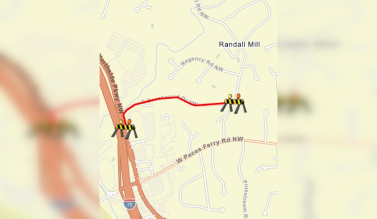 Tree Removal Causes Temporary Closure of East Beechwood Drive NW in Atlanta