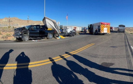 Two Fatally Injured in Collision on US-89 Near Big Water, Utah After Vehicle Fails to Yield