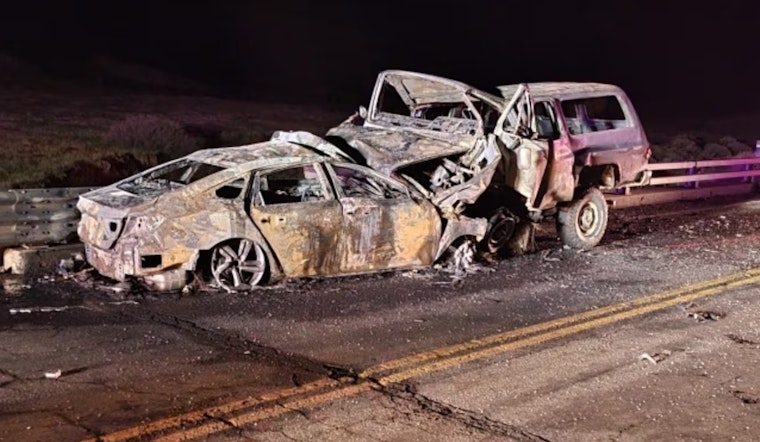 Two Killed in Fiery Head-On Collision on Highway 287 in Larimer County, Colorado