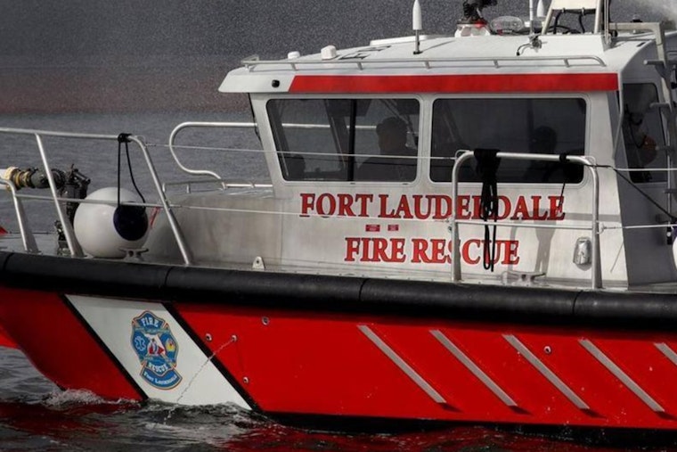Two Rescued from Fiery Boat Mishap Near Fort Lauderdale's Commercial Boulevard Bridge