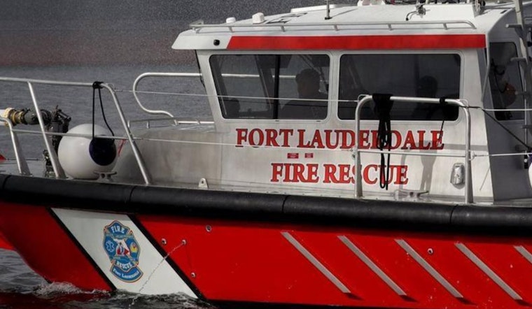 Two Rescued from Fiery Boat Mishap Near Fort Lauderdale's Commercial Boulevard Bridge