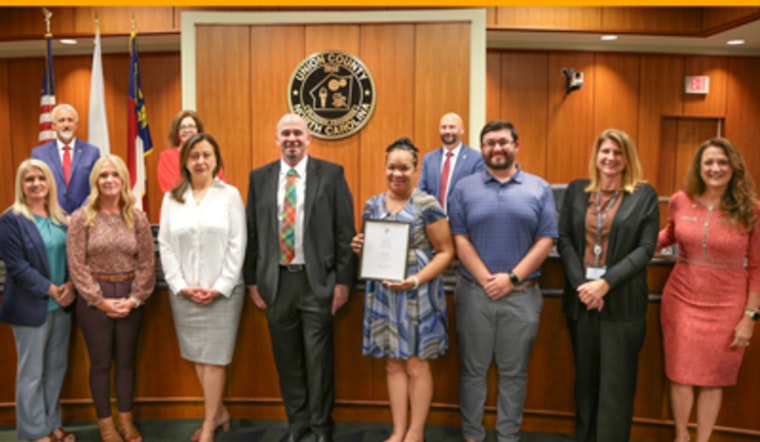 Union County Finance Department Honored with GFOA Award for Excellence in Financial Reporting