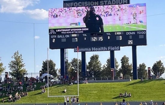 University of Akron Celebrates APD Lieutenant Tome Okoh as 'True Hero of the Game' for Exemplary Community Service