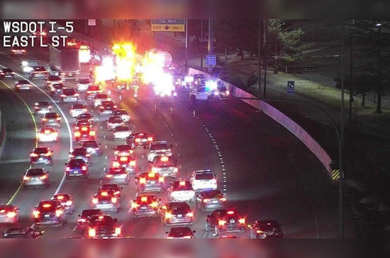 Unsafe Lane Change Causes Major Tanker Collision and Traffic Delays on I-5 in Tacoma