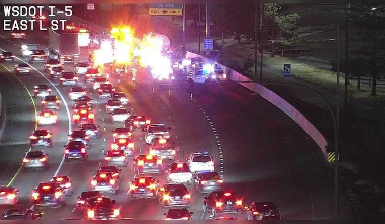 Unsafe Lane Change Causes Major Tanker Collision and Traffic Delays on I-5 in Tacoma