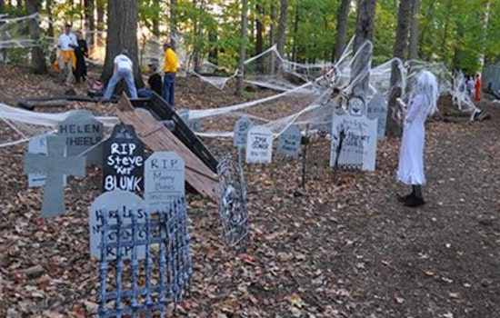 Upper Arlington's Smith Nature Park Transforms into Haunted Forest for Annual Golden Bear Scare Event