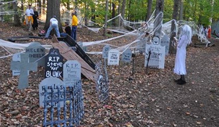 Upper Arlington's Smith Nature Park Transforms into Haunted Forest for Annual Golden Bear Scare Event
