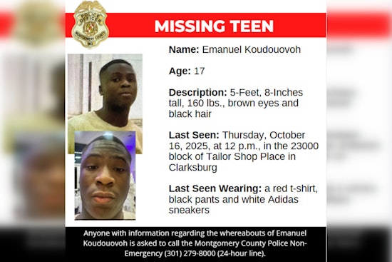 Urgent Search for Missing Teen Emanuel Koudouovoh in Montgomery County, Public Asked to Assist