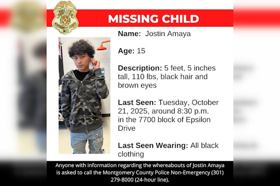 Urgent Search Underway for Missing Teen Jostin Amaya in Montgomery County