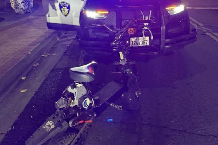 Vallejo Police Arrest Mini Motorbike Rider After Pursuit, Firearm Violation Uncovered