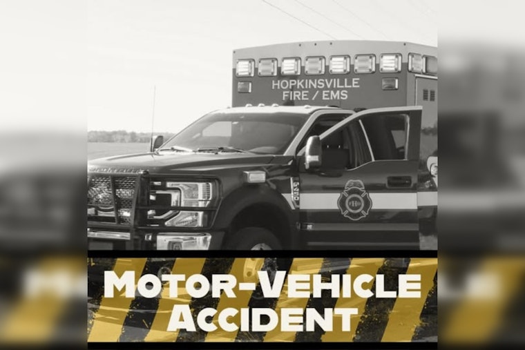 Vehicle Towing Camper Overturns on Pennyrile Parkway as Hopkinsville Emergency Services Respond