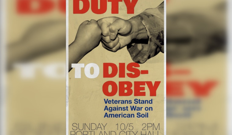 Veterans and Portland Community to Rally Against 'War on American Soil' at City Hall