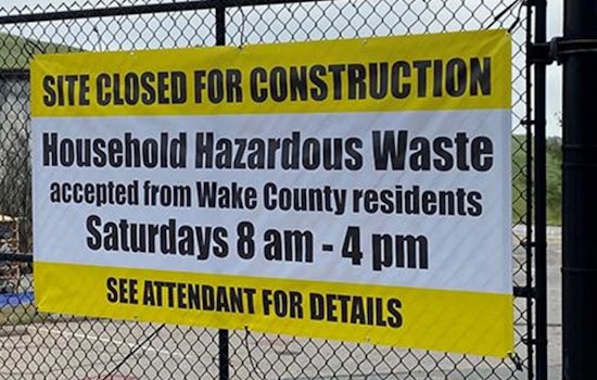 Wake County Announces Plans to Replace North Wake Hazardous Waste Facility by 2026 Following Fire