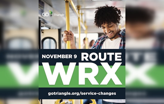 Wake Forest Commuters to Enjoy Enhanced Transit with GoTriangle's WRX Route Adjustments Starting November