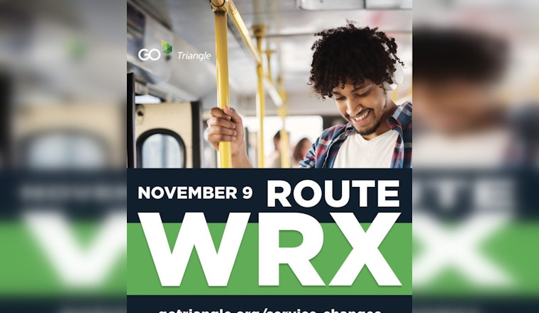 Wake Forest Commuters to Enjoy Enhanced Transit with GoTriangle's WRX