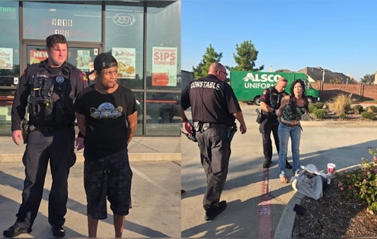 Wanted Pair Apprehended at Harris County Intersection Following Disturbance