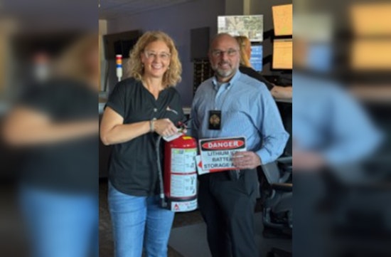 Washington County Sheriff's Office Dispatch Center Receives Advanced Fire Extinguisher from Fire Suppression Solutions