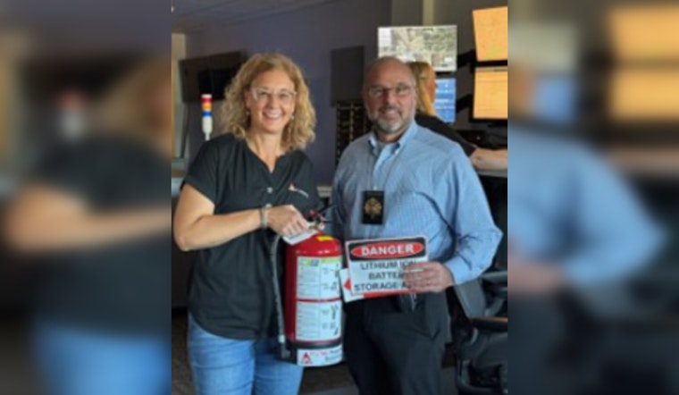 Washington County Sheriff's Office Dispatch Center Receives Advanced Fire Extinguisher from Fire Suppression Solutions
