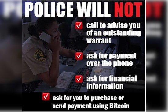 Washington County Sheriff's Office Warns of Scammers Impersonating Law Enforcement to Extort Money