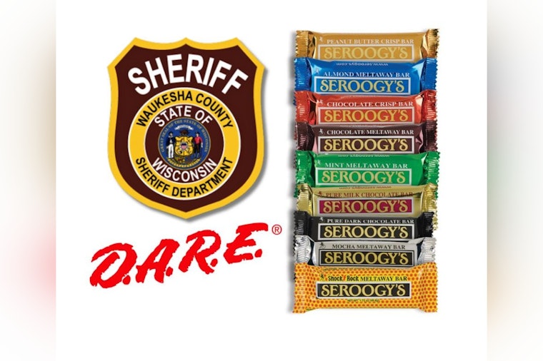 Waukesha County Sheriff Hosts Drug Take Back Day in Sussex with Seroogy’s Candy Fundraiser for D.A.R.E.
