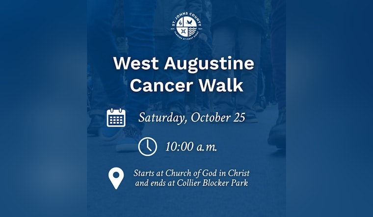 West Augustine's 12th Annual Keep Calm and Walk for Cancer Set to Unite Community in Hope and Solidarity