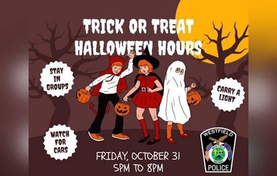 Westfield Sets Official Trick-or-Treat Hours as Police Share Safety Tips for a Joyful Halloween