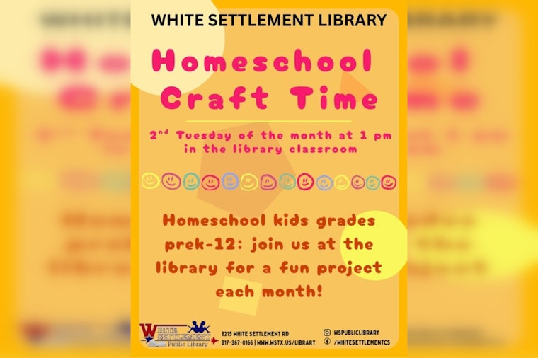 White Settlement Homeschoolers to Create Firefly Garden Jars at Community Craft Time Event
