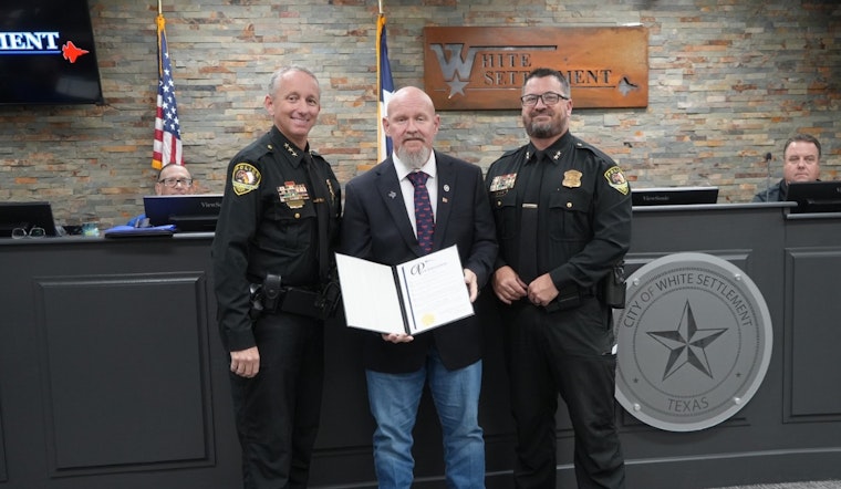 White Settlement Police Department Honors Breast Cancer Awareness Month with Specialty Badges and Patches
